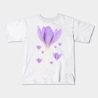 Crocus goulimyi   AGM  Autumn flowering crocus Kids T-Shirt